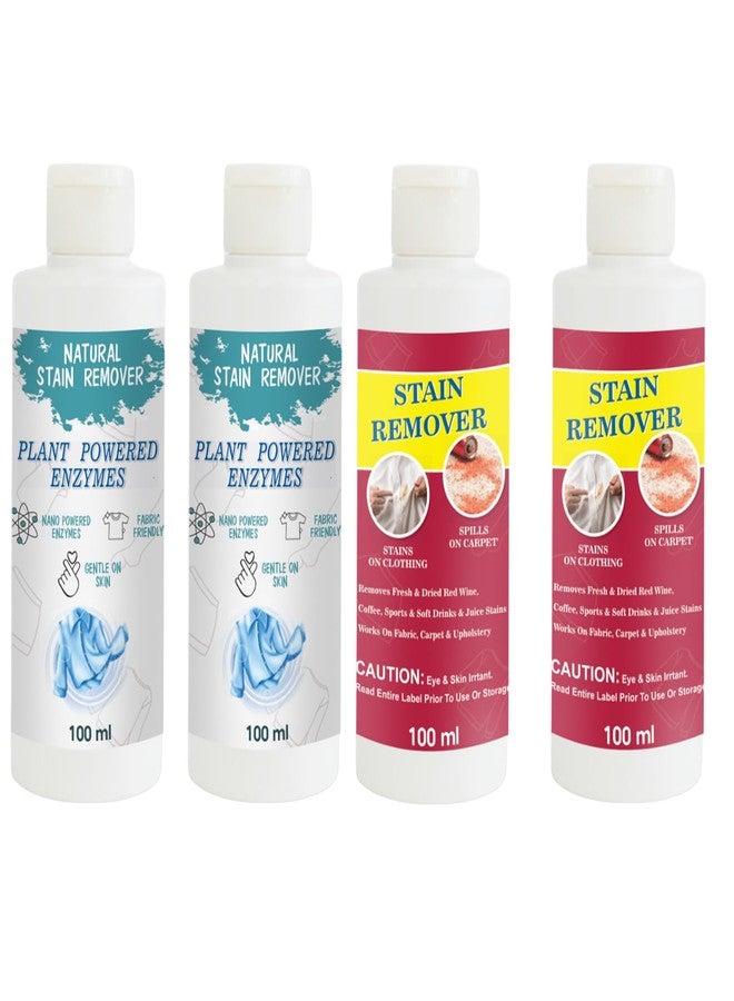 مجموعة مزيل بقع توفوس للقمصان (عبوتان)، مزيل بقع أحمر وأحمر | محلول تنظيف متعدد الأسطح للملابس والأقمشة والمفروشات (100 غرام لكل عبوة) - Image 1